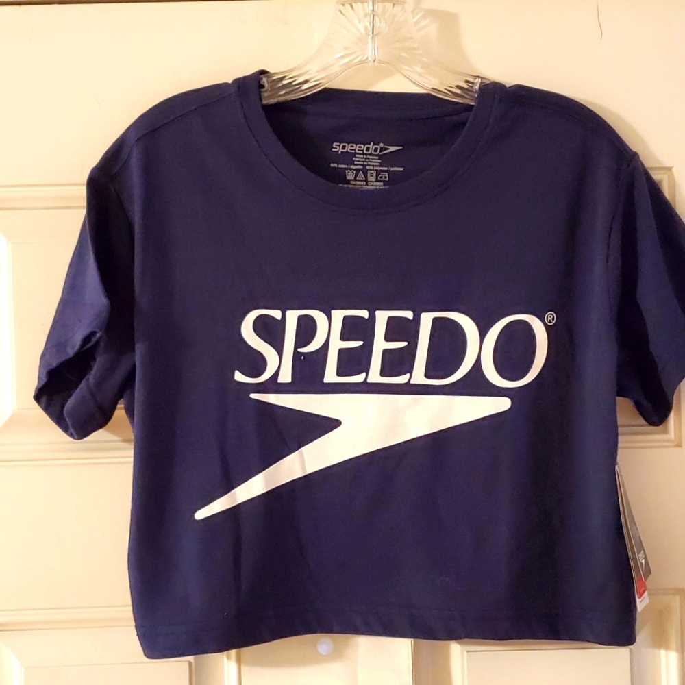 💜 Crop top Speedo. New with tags Size XS